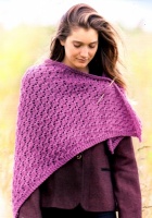 Knitting Pattern - Wendy 5954 - Aran with Wool - Shawl and Wrap